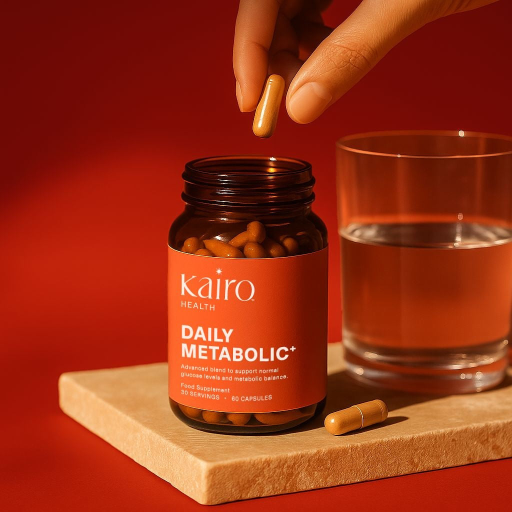 Taking a Kairo capsule with water